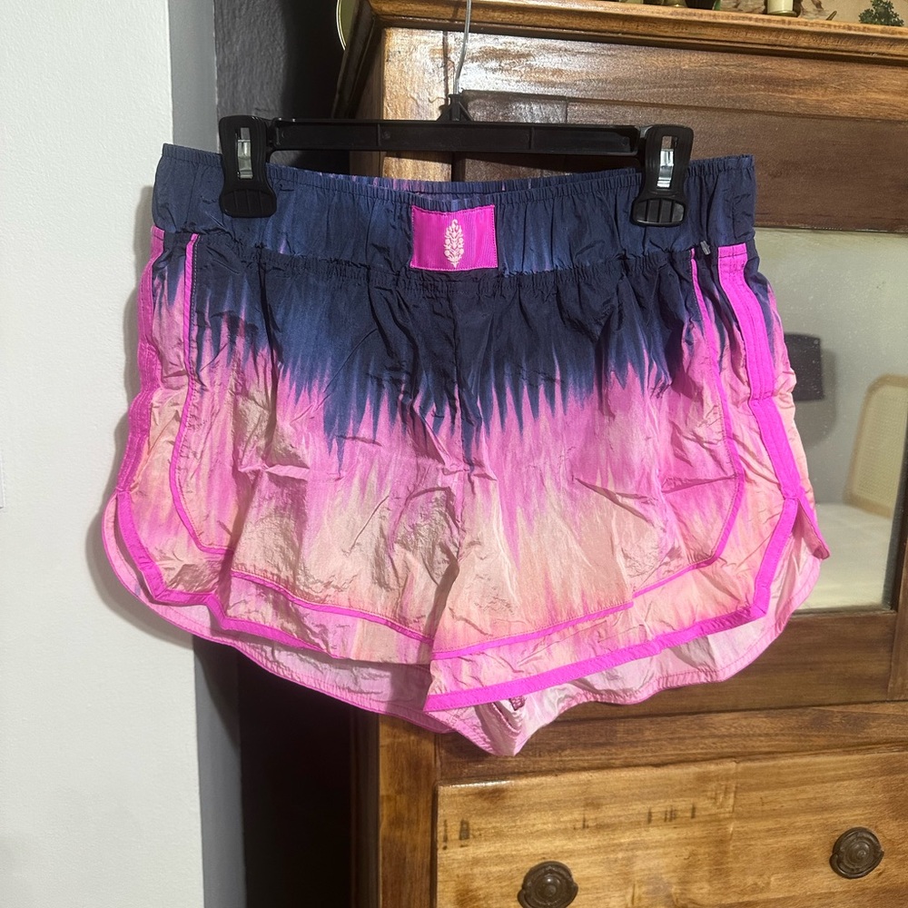 Free People Movement Ombre Running Shorts w/ Liner